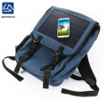 sannovo wholesale multipurpose fashion outdoor canvas solar backpack charger